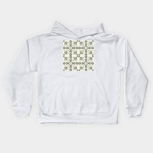 Mediterranean Tile Pattern Kids Hoodie